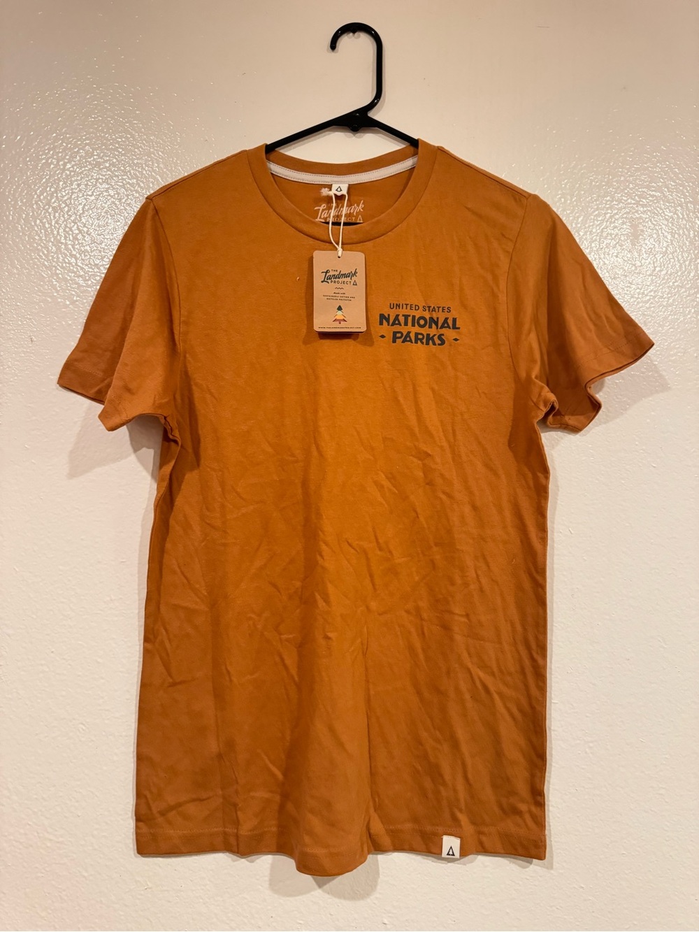 National Parks Tee in Rust Orange
